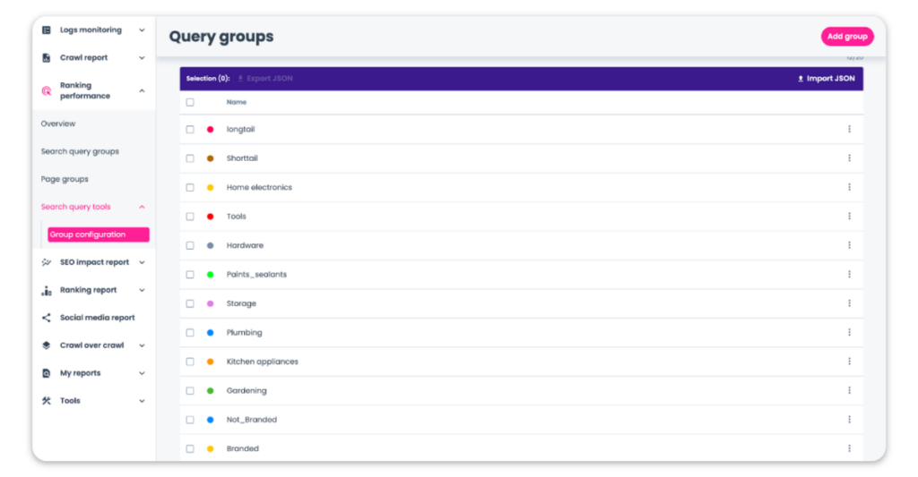 connectors-query-groups